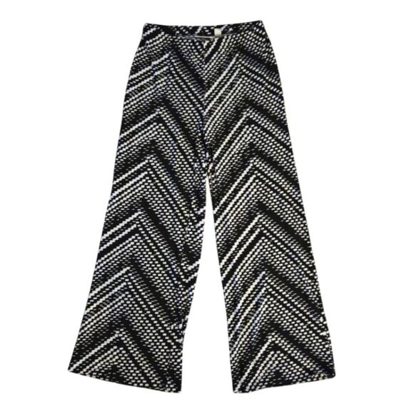 EC CHICO'S PALAZO PANTS W/ ELASTIC WAIST SZ. M TALL (CHICO'S SZ. 1) - Picture 1 of 5